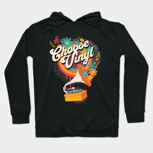 VINYL  - Choose Vinyl Vintage Hoodie